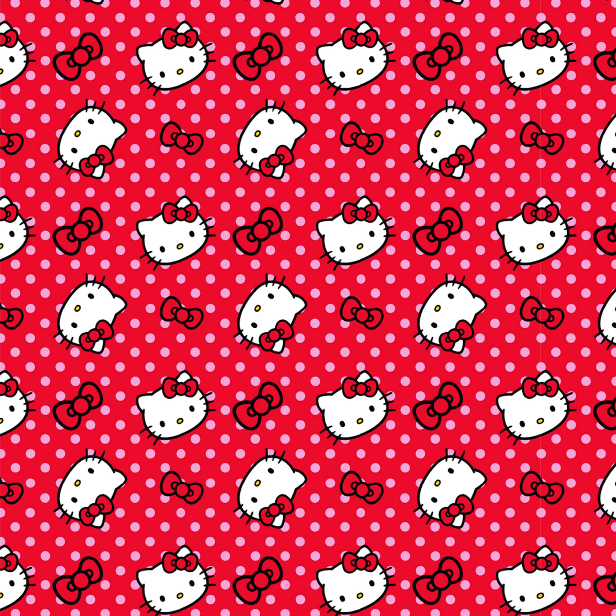 Hello Kitty® Polka Dot Cotton Fabric